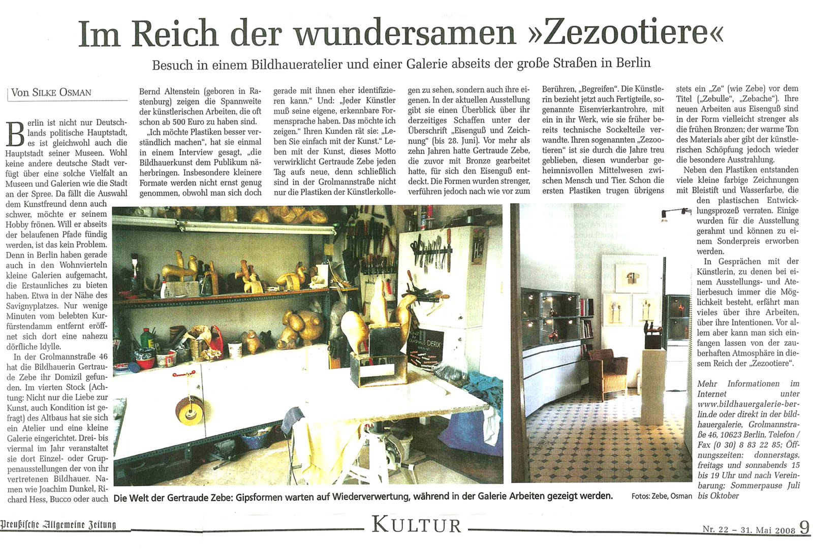 im reich der wundersamen »zezootiere«