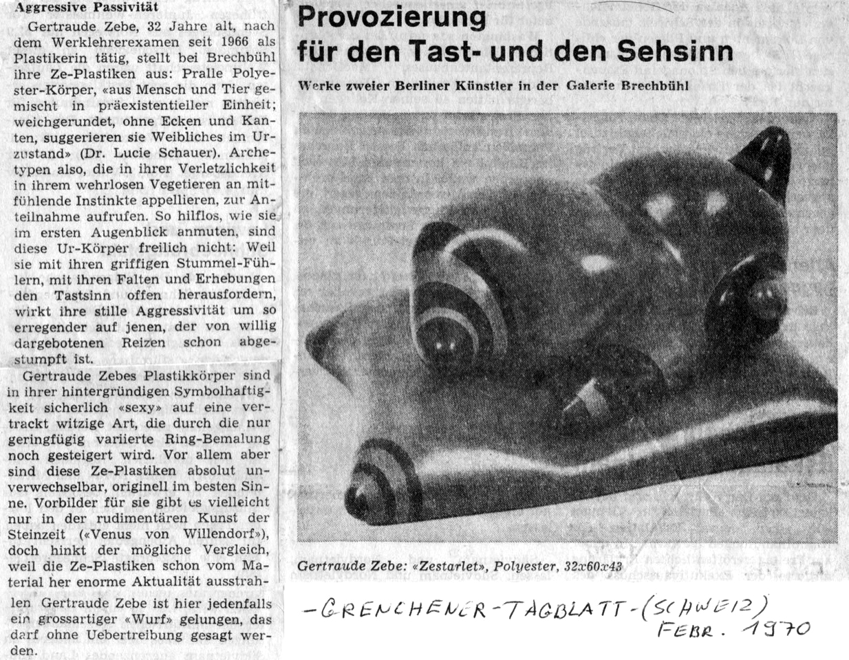 provozierung für den tast- und sehsinn